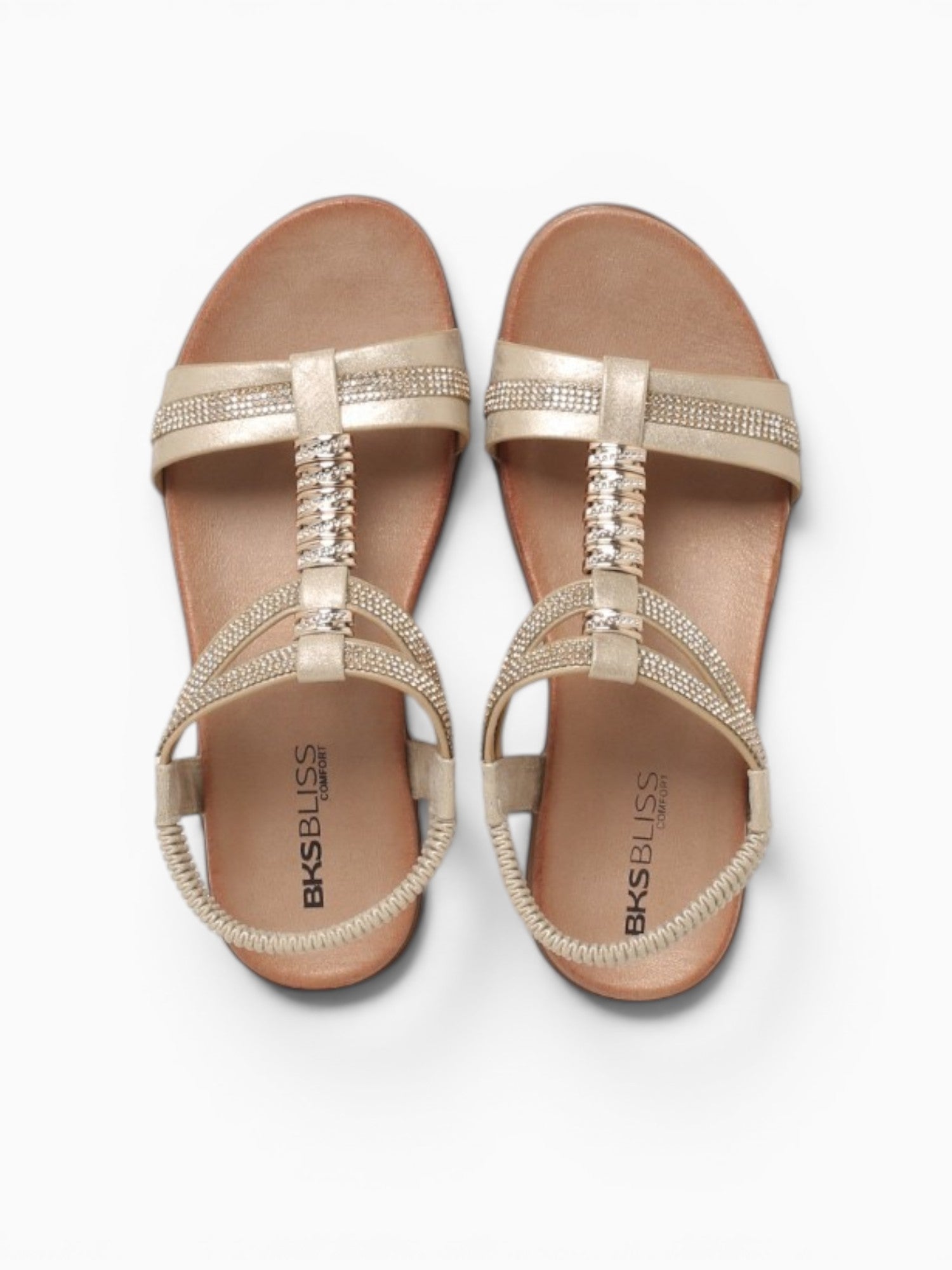 Olivia Gold Metallic Gold / 5 / M