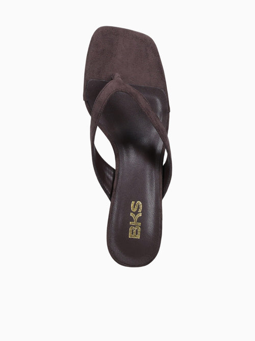 Nyah Coffee Suede Brown / 5 / M