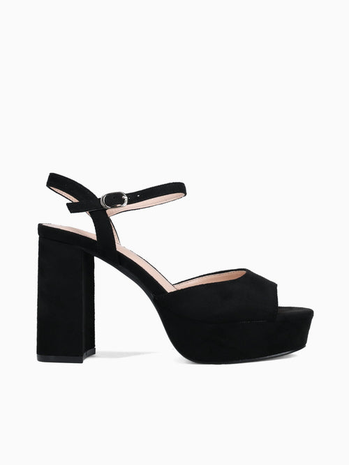 Gael Black Microsuede Black / 5 / M