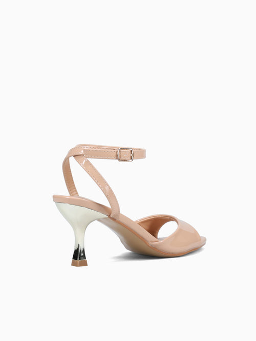Maelie Nude Patent Beige / 5 / M