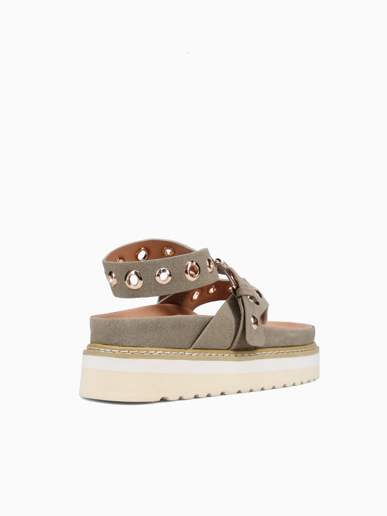 Rocha Dark Green Suede Green / 5 / M