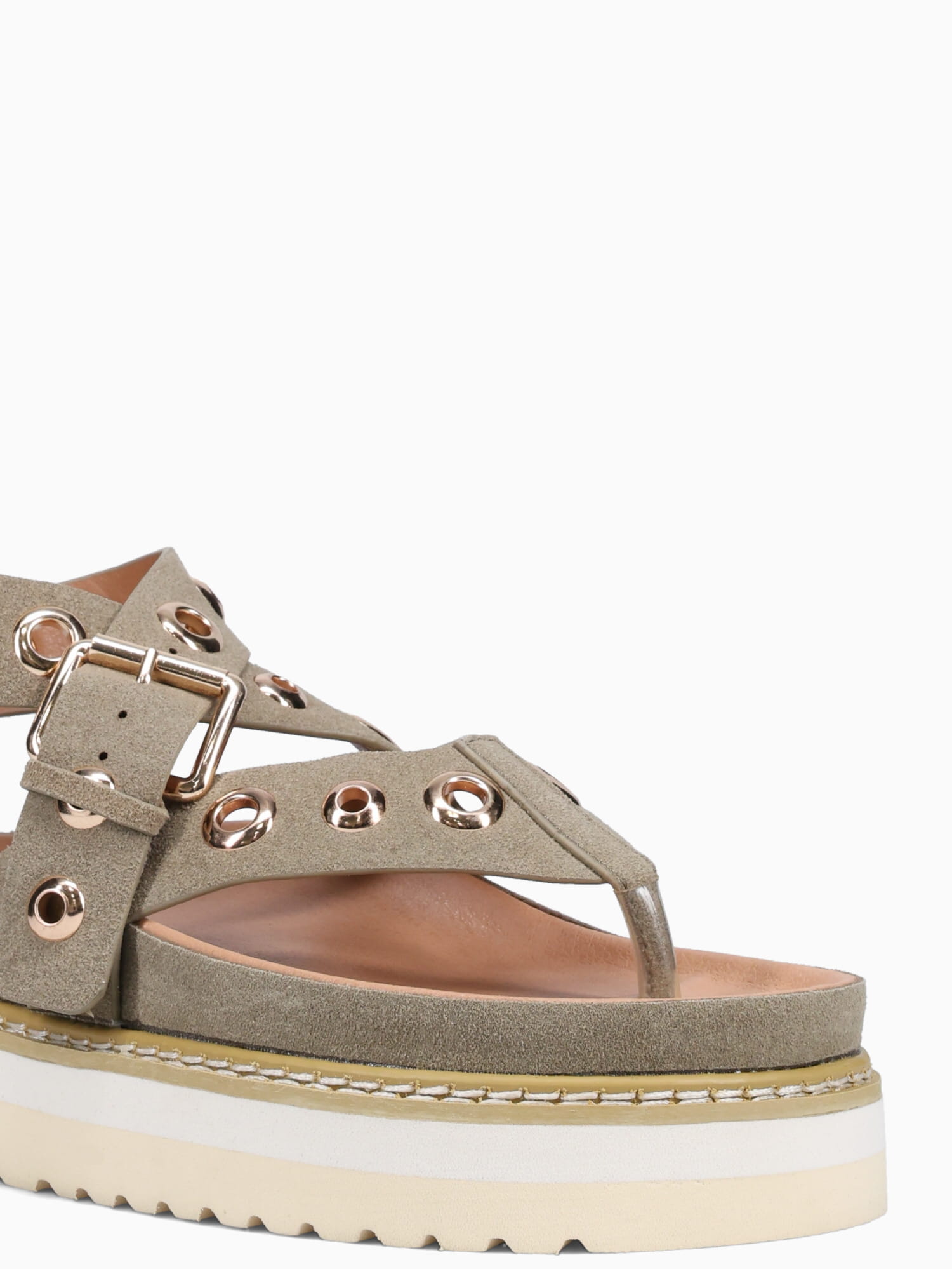 Rocha Dark Green Suede Green / 5 / M