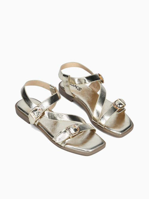 Isarel Gold Metallic Gold / 5 / M