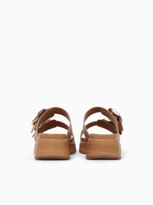 Roxana Beige Smooth Beige / 5 / M