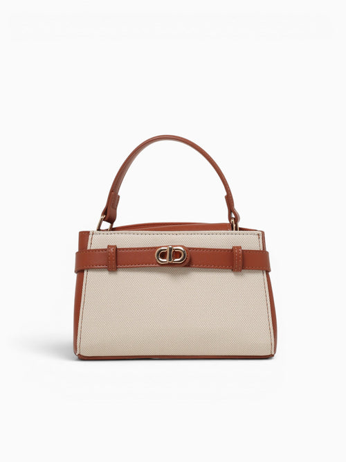 Marisol Top Handle Tan Beige Tan