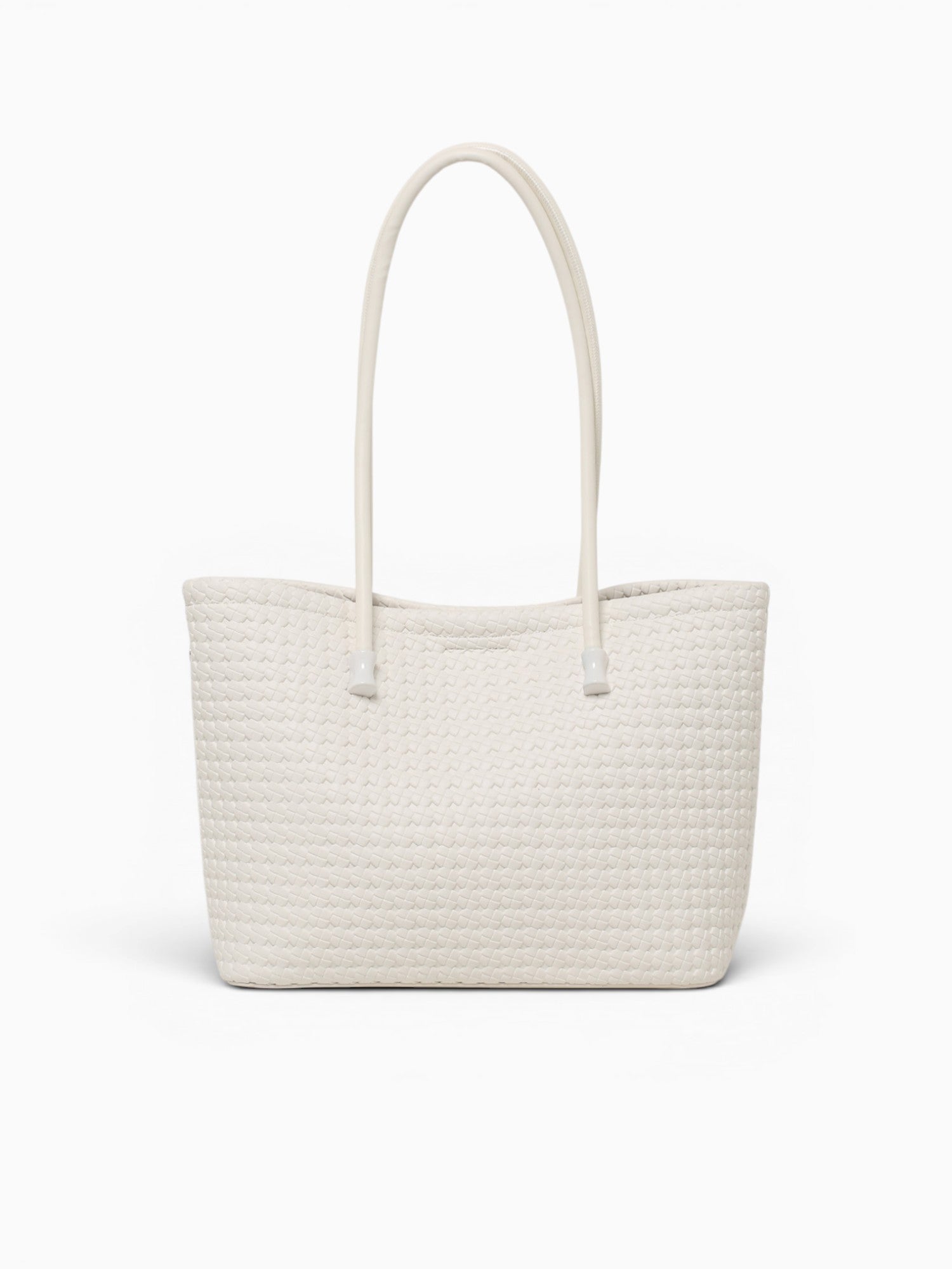 Solana Tote White White