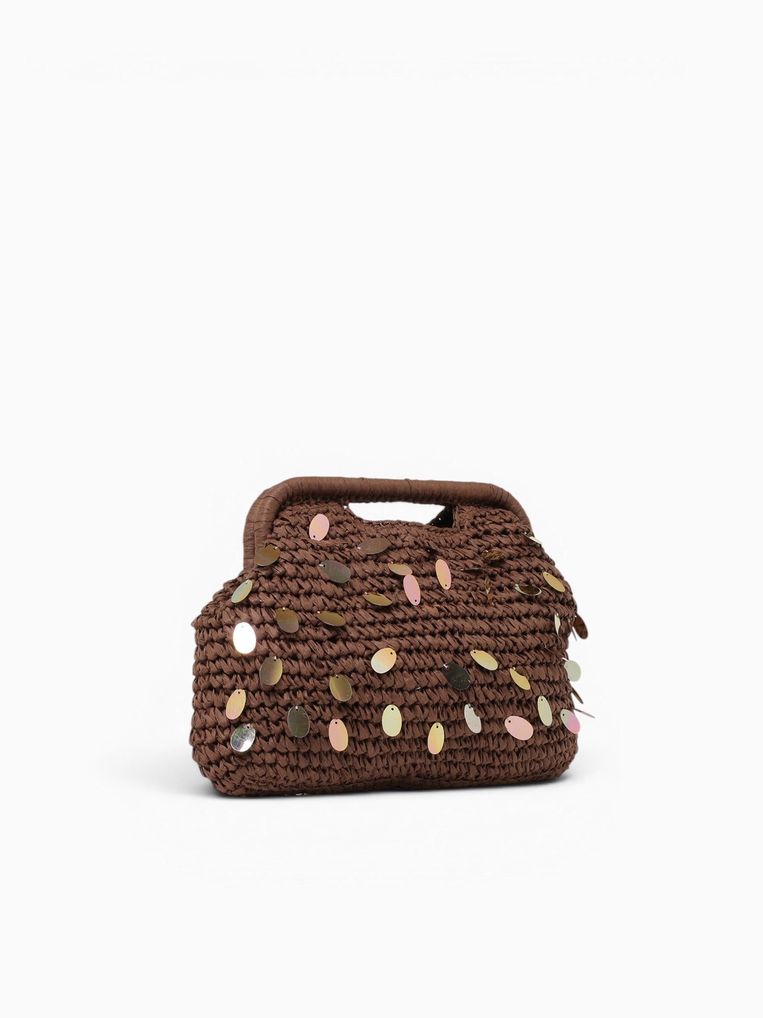 Party Top Handle Brown Brown
