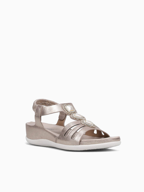 Alina Light Gold Metallic Gold / 5 / M