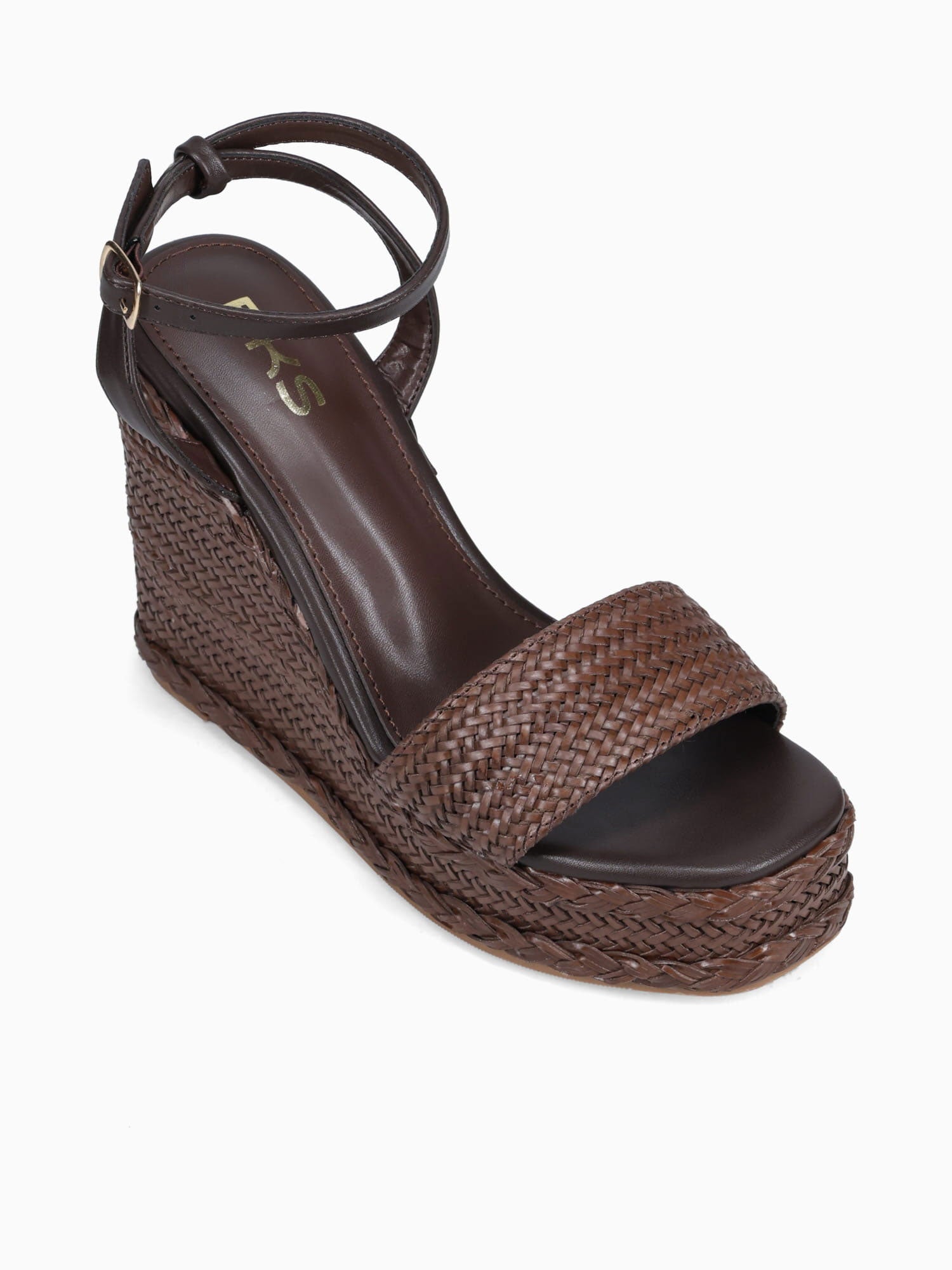 Katherine Coffee Raffia Brown / 5 / M