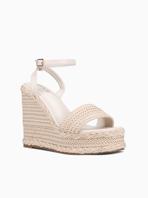 Katherine Off White Raffia Off White / 5 / M