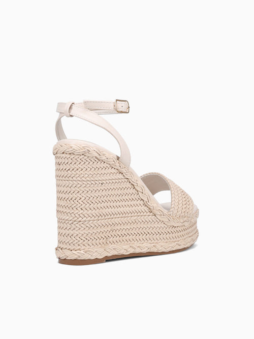 Katherine Off White Raffia Off White / 5 / M