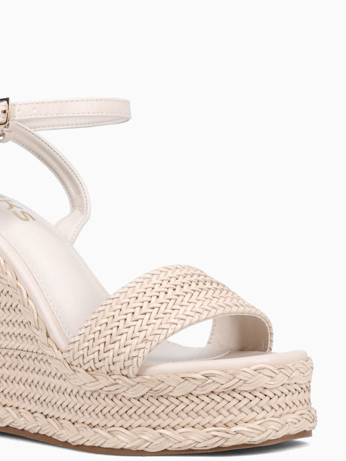 Katherine Off White Raffia Off White / 5 / M