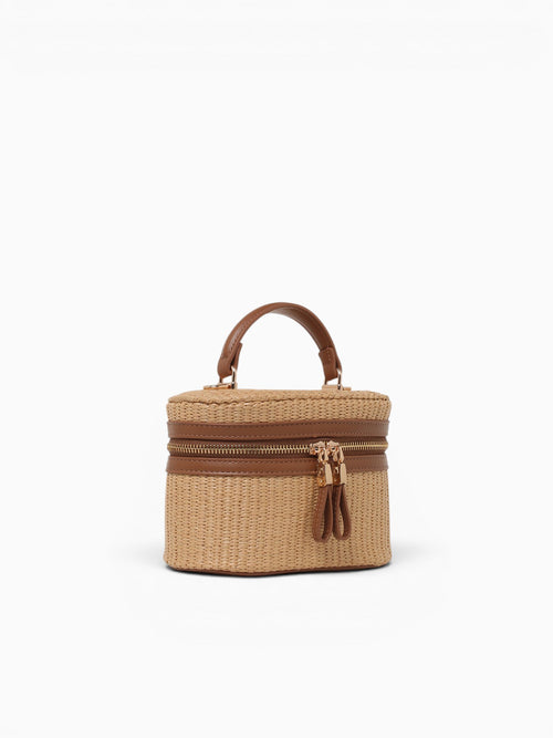 Nelly Top Handle Beige Brown Beige