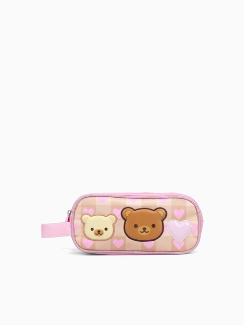 Bear Pencil Case Beige Beige