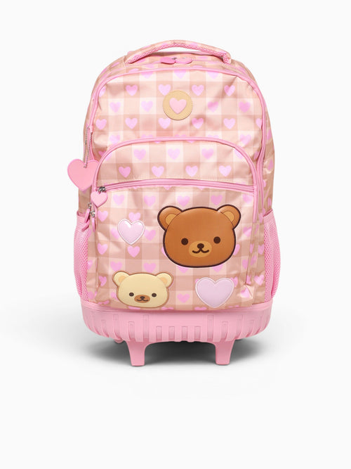 Bear Trolly Bag Beige Beige