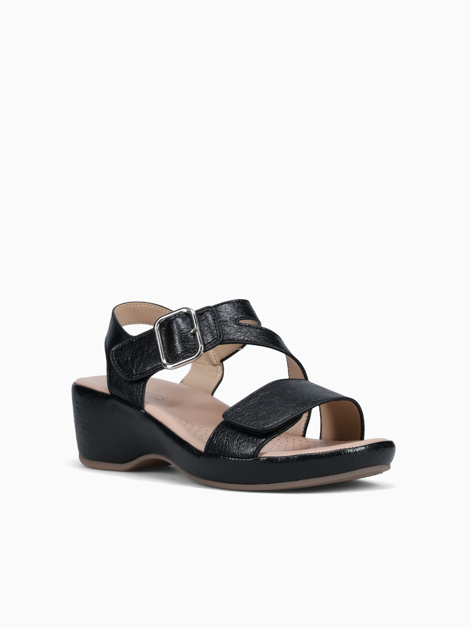 Milas Black Crinkle Black / 5 / M