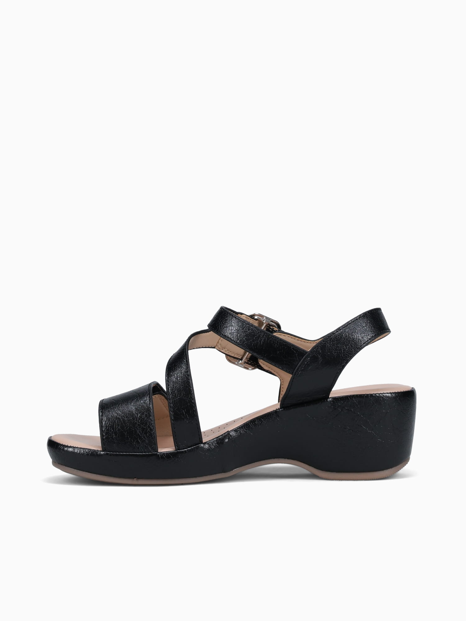 Milas Black Crinkle Black / 5 / M