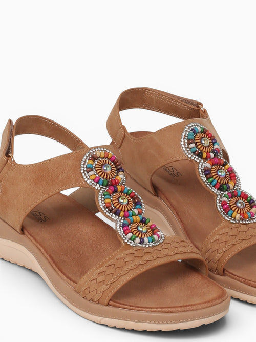 Carina Camel Smooth Tan / 5 / M
