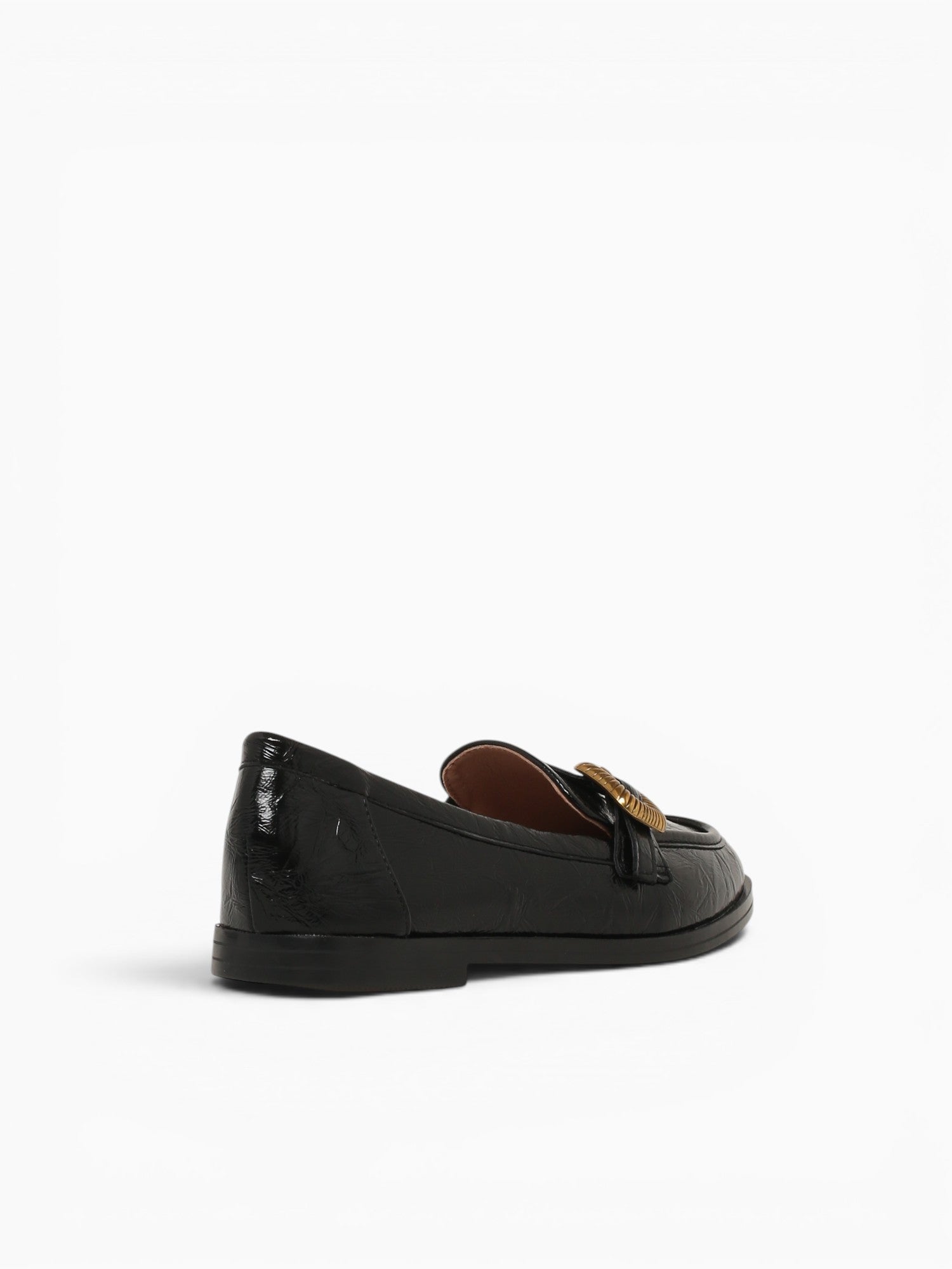 Gracie Black Patent Crinkle Black / 5 / M