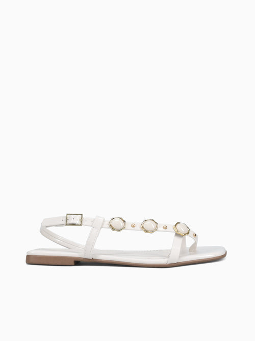 Pomelo Off White Verniz Off White / 5 / M