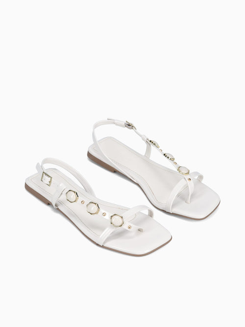 Pomelo Off White Verniz Off White / 5 / M