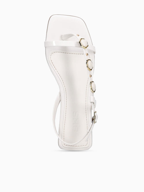 Pomelo Off White Verniz Off White / 5 / M