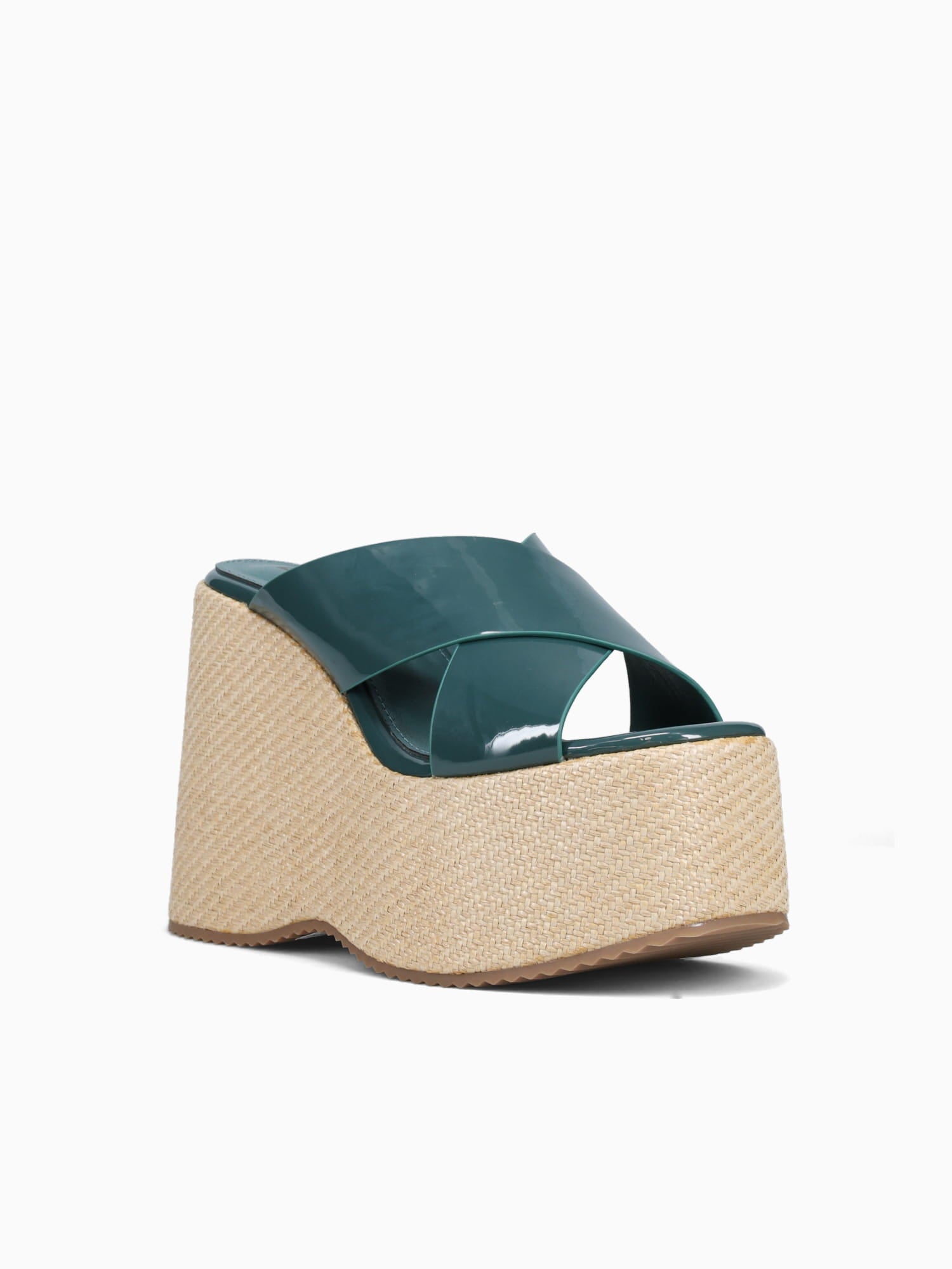 Daphne Teal Patent Blue / 5 / M