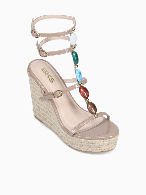 Gianvita Taupe Patent Taupe / 5 / M