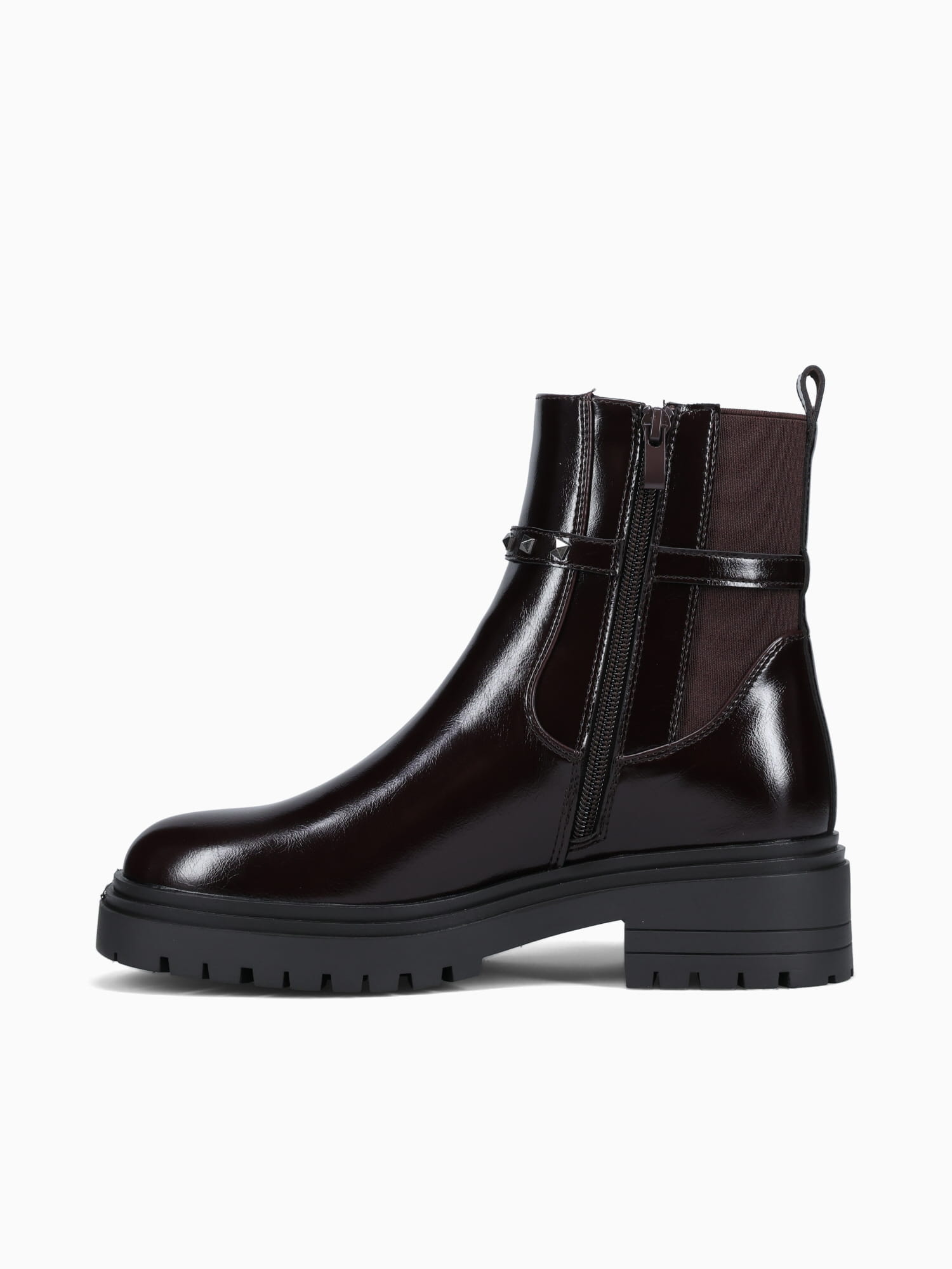 Izzy Dark Brown Patent Dark Brown / 5 / M