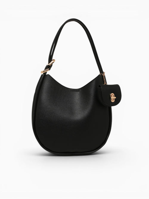 Soleil Shoulder Bag Bk Black