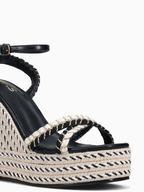 Nina Black Textile Black / 5 / M