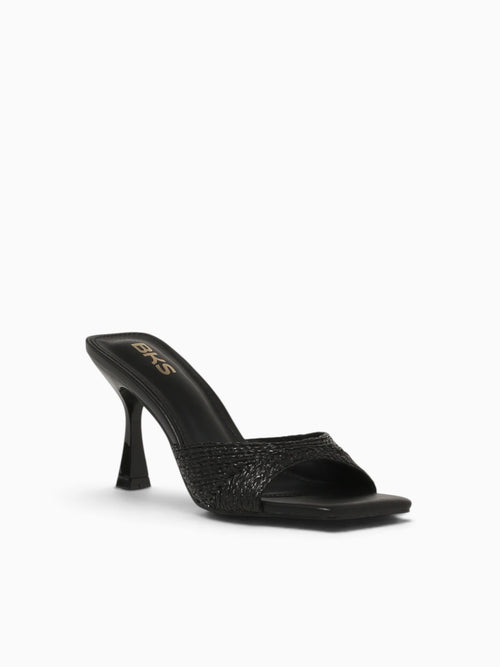 Alma Black Raffia Black / 5 / M