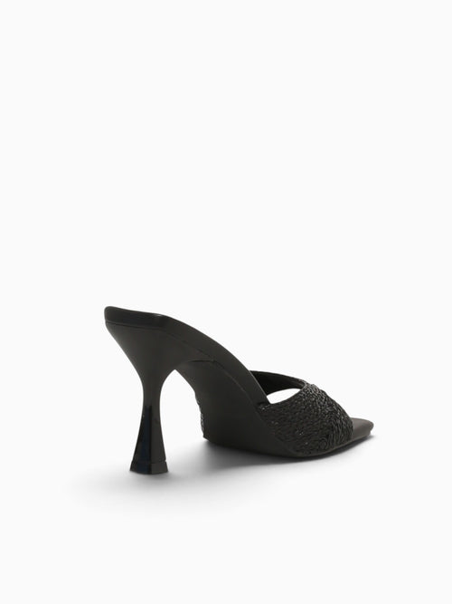 Alma Black Raffia Black / 5 / M