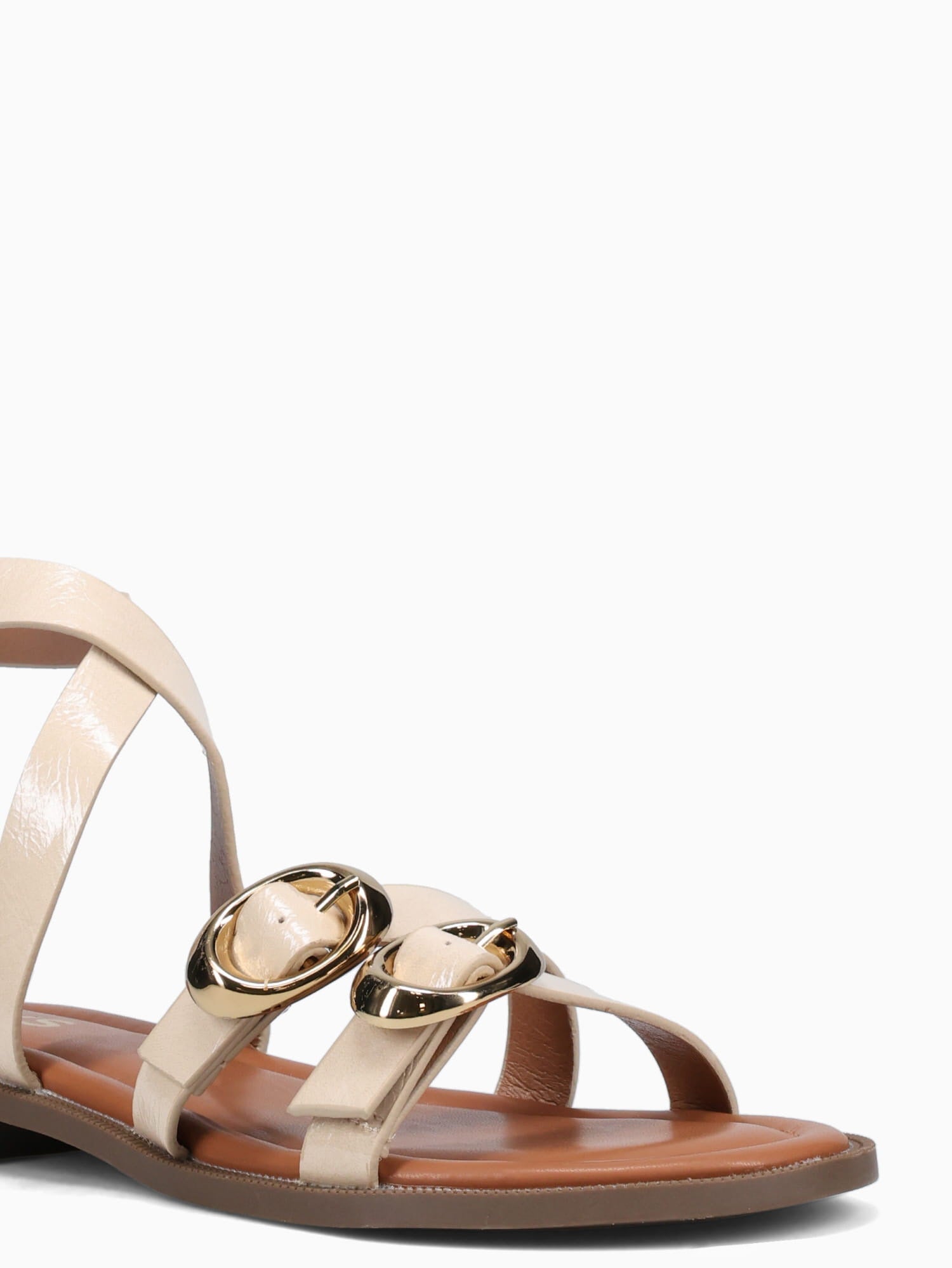Sandria Beige Patent Beige / 5 / M