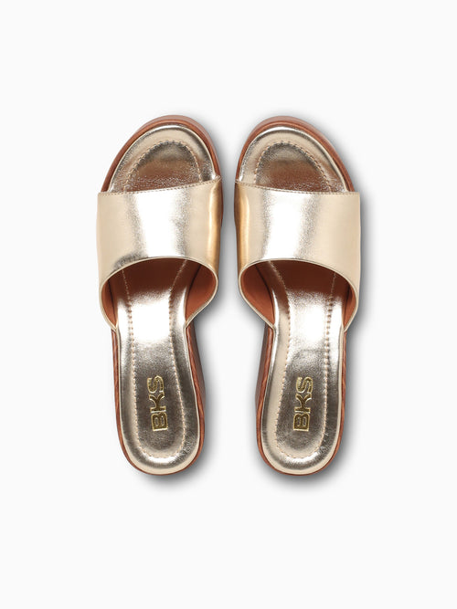 Billie Ouro Light Metallic Gold / 5 / M