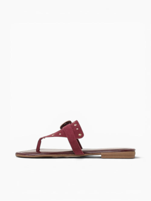 Celestia Marsala Suede Wine / 5 / M