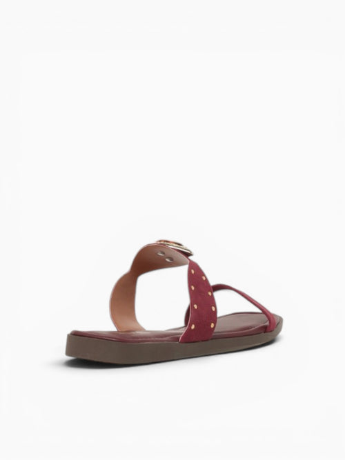 Cosmic Marsala Suede Wine / 5 / M