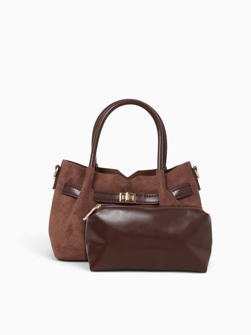Bianca Top Handle Brown Brown