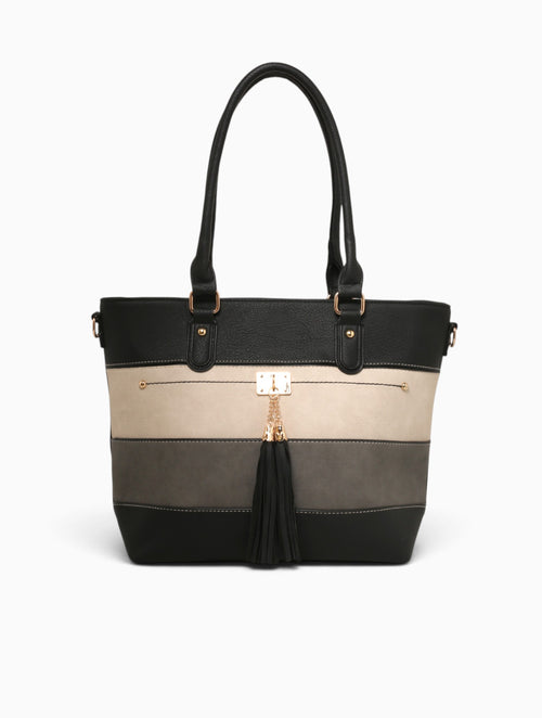 Isabella Tote Black Multi Black Multi