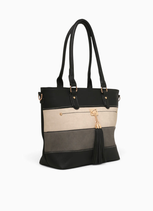 Isabella Tote Black Multi Black Multi
