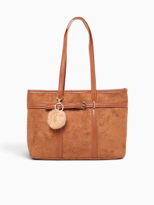 Belt Tote Tan Tan