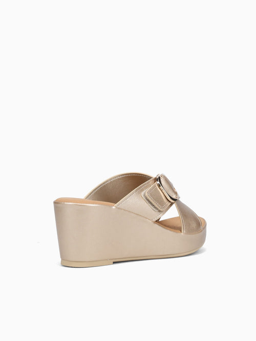 Dreana Gold Metallic Gold / 5 / M