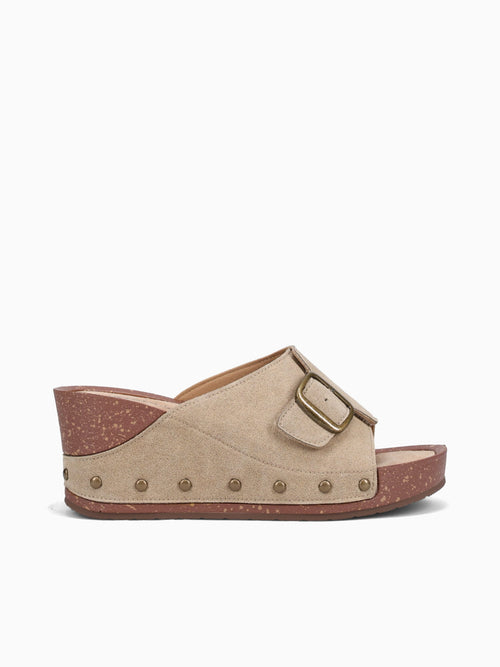 Treina Khaki Smooth Beige / 5 / M
