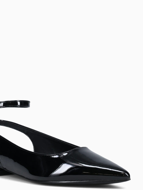 Susan Black Patent Black / 5 / M
