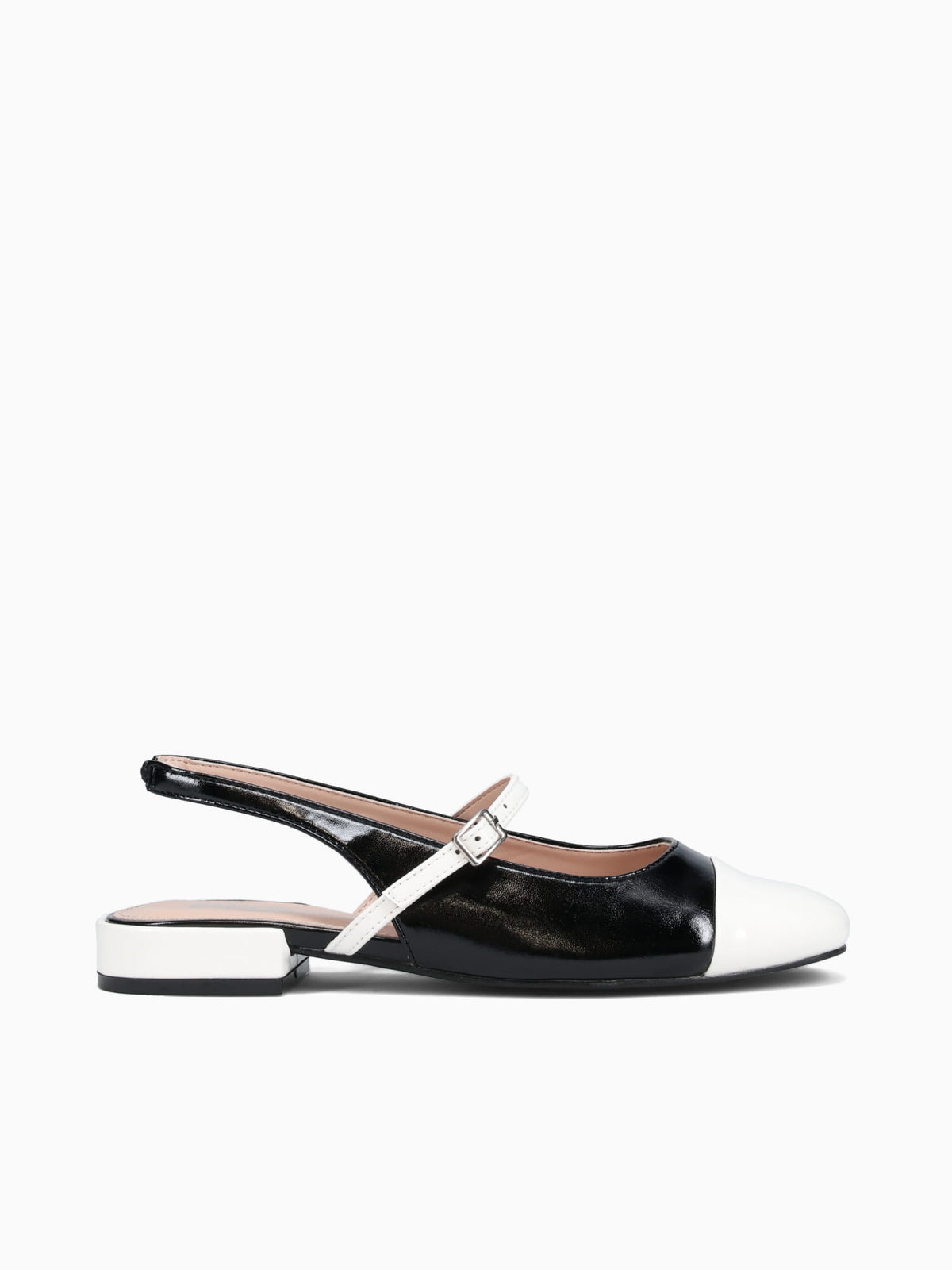 Grace White Black Patent White / 5 / M