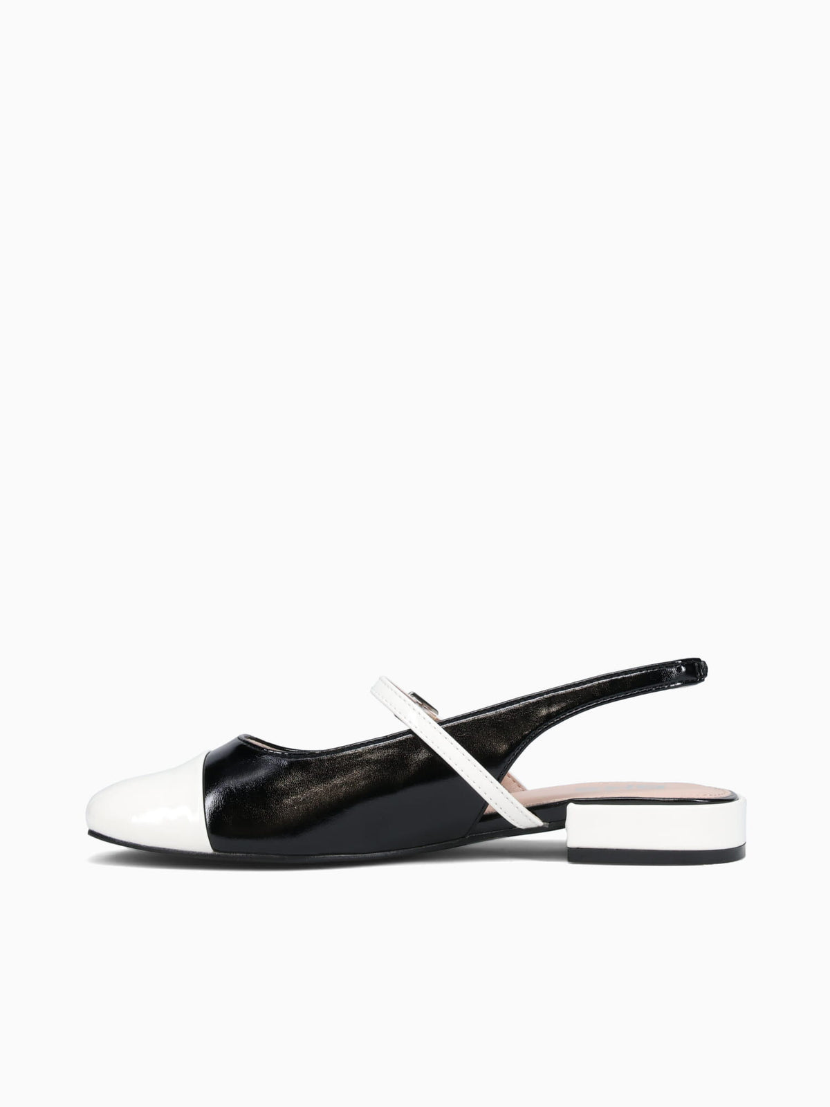 Grace White Black Patent White / 5 / M