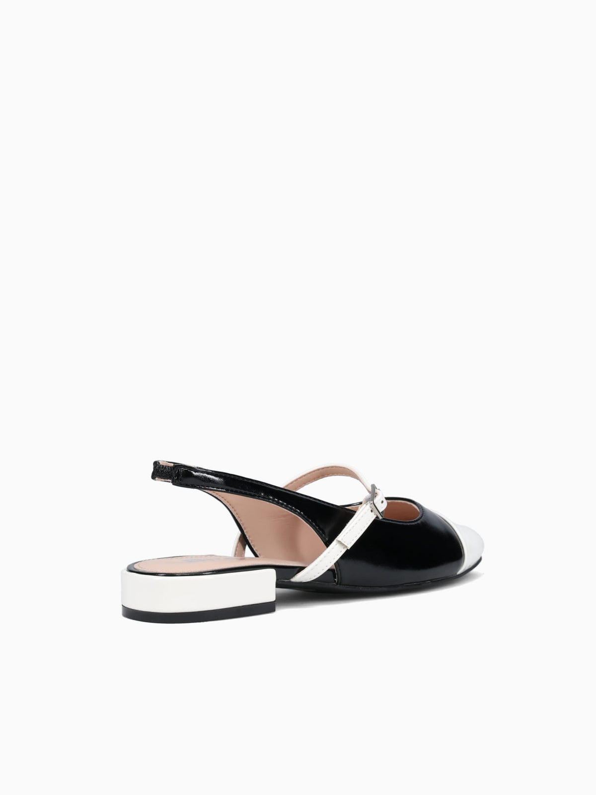 Grace White Black Patent White / 5 / M