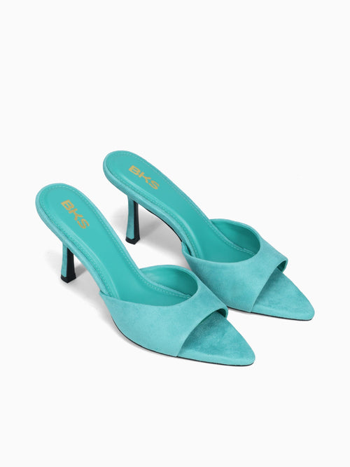 Katje Teal Suede Blue / 5 / M