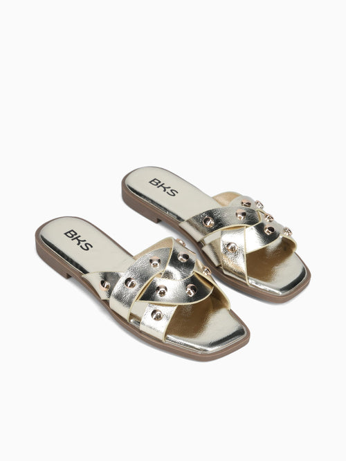 Katerine Gold Smooth Gold / 5 / M