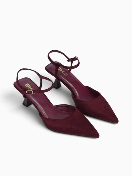 Lara Plum Suede Purple / 5 / M